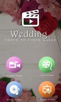 Wedding Photo to Video Maker Screen Shot 0