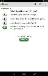 Bible Quiz Screen Shot 3