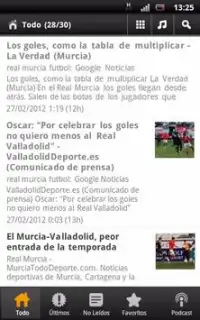 Real Murcia News Screen Shot 1