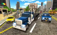 Animal Hospital Transporter Truck Driver Simulator Screen Shot 1