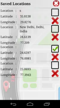 تطبيق GPS Route Address Finder Screen Shot 6