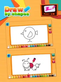 Dessiner par formes - jeu de dessin pour enfants Screen Shot 12