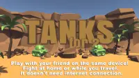 Tanks 3D for 2 players on 1 device - split screen Screen Shot 0