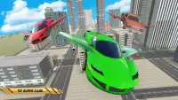 Flying Car Shooting Death Racing Drift Screen Shot 3
