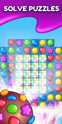 Candy Yummy Match: Match 3 Puzzle Game 2020 Screen Shot 1