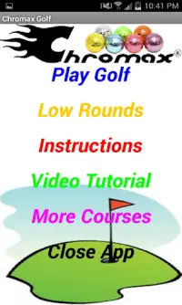 Pro Golf Game: Chromax Golf Screen Shot 0