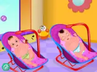 Twins Caring - Baby Games Screen Shot 3