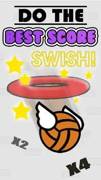 Flappy Basket Dunk Contest : Bouncy Basketball Screen Shot 3