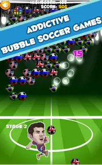 Bubble Soccer Shooter Games Screen Shot 0