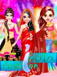 Indian Bridal Wedding Dressup : Makeover Makeup Screen Shot 2