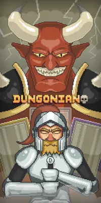 Dungonian: Pixel card puzzle d Screen Shot 0