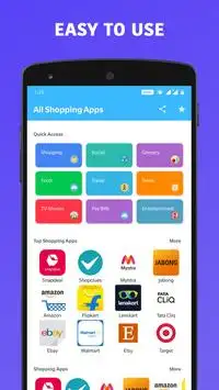 All in One Shopping App : Favorite Shopping Apps Screen Shot 0