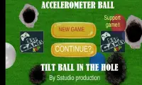 Beschleunigungsmesser-Ballspiel Screen Shot 0
