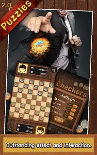 Thai Checkers - Genius Puzzle Screen Shot 2