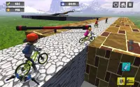 BMX Happy Guts Glory Wheels - Parcours d'obstacles Screen Shot 1