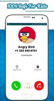 Call From Angry Bird Screen Shot 4