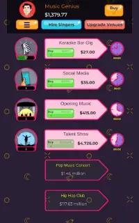 Talent Manager - Idle Music Clicker Screen Shot 4