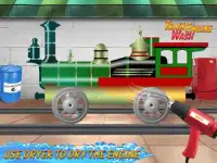 Train Engine Wash: gry dla dzi Screen Shot 2