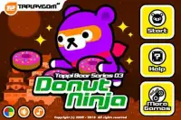 Tappi Bear - Donut Ninja Screen Shot 2