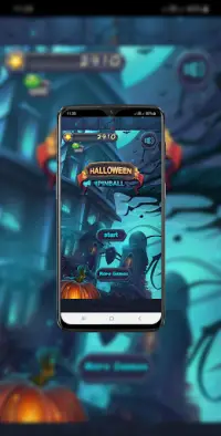 Halloween Pinball Game Screen Shot 0