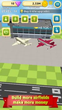 Airfield Tycoon Clicker Game Screen Shot 3