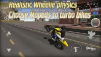 Wheelie King 3D - Realistic free  motorbike racing Screen Shot 0