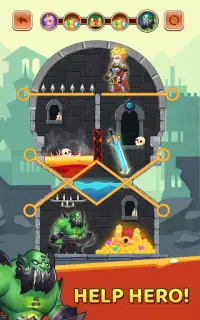 Rescue Hero - Pin Puzzle Game & Save The Hero Screen Shot 4