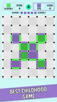 Dots and Boxes ボードゲーム。 Screen Shot 5