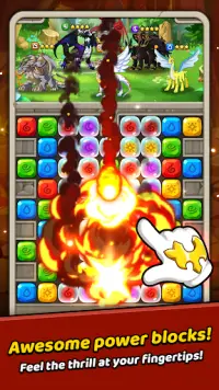 Dragon Village B - Dragon Breeding Puzzle Blast Screen Shot 2