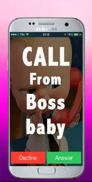Тһе boss baby call Vid (( OMG HE ANSWERED )) Screen Shot 1