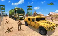 US Army Truck Transporter Game Screen Shot 0