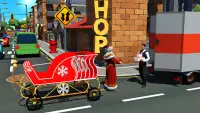 Santa Red Rose Delivery: Happy Valentine Day game Screen Shot 2