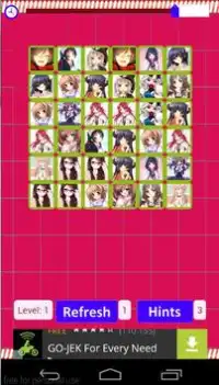 Anime Girls Matching Games Screen Shot 3