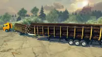 Long Trailer Truck Wood Cargo Logging Simulator Screen Shot 14