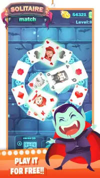 Solitaire Halloween Screen Shot 1