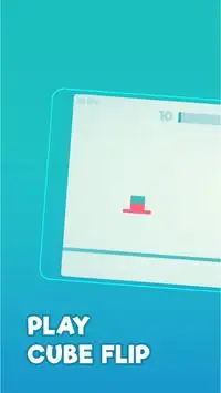 CUBE FLIP: Color Dash Jumping Arcade Game Screen Shot 0