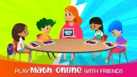 数学 マルチプレイヤー教育ゲーム - 1年生から3年生までの数学ゲーム Screen Shot 0