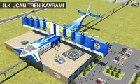 Uçan tren simülatör 2018 fütüristik tren oyunlar Screen Shot 0