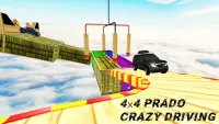 असंभव प्राडो कार स्टंट - रैंप स्टंट 3 डी गेम Screen Shot 2