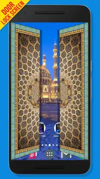 Mosque Door Lock Screen Screen Shot 1