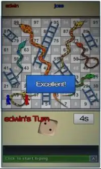 Multiplayer Snakes and Ladders Screen Shot 6