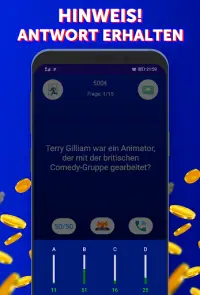 Millionär Quiz 2021 - Glücksspiel Screen Shot 4