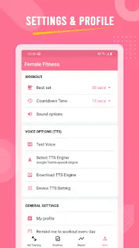 Female Fitness-Women Challenge Screen Shot 5