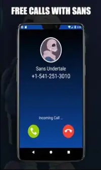 Sans Vid Call And Chat Simulator From Undertall Screen Shot 1