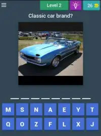 Classic Car Trivia Screen Shot 13