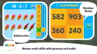 Fun Math Games For Kids Grade 1,2,3: Free 🚂Train Screen Shot 10