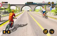 Pembalap Sepeda City Racer 2019 Screen Shot 1