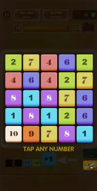 Number Game - Math-3 Game - Merge Block Raising Screen Shot 5