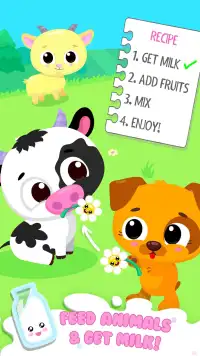 Cute & Tiny Milkshakes - Baby Fruit Smoothies Screen Shot 1