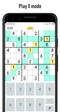 Sudoku X: Puzzle game Screen Shot 2